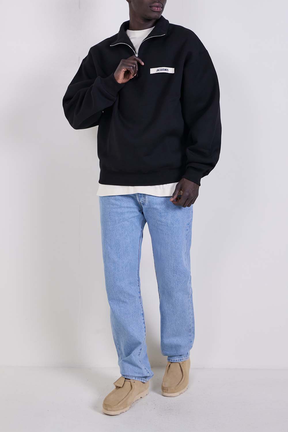 סווטשירט חצי רוכסן